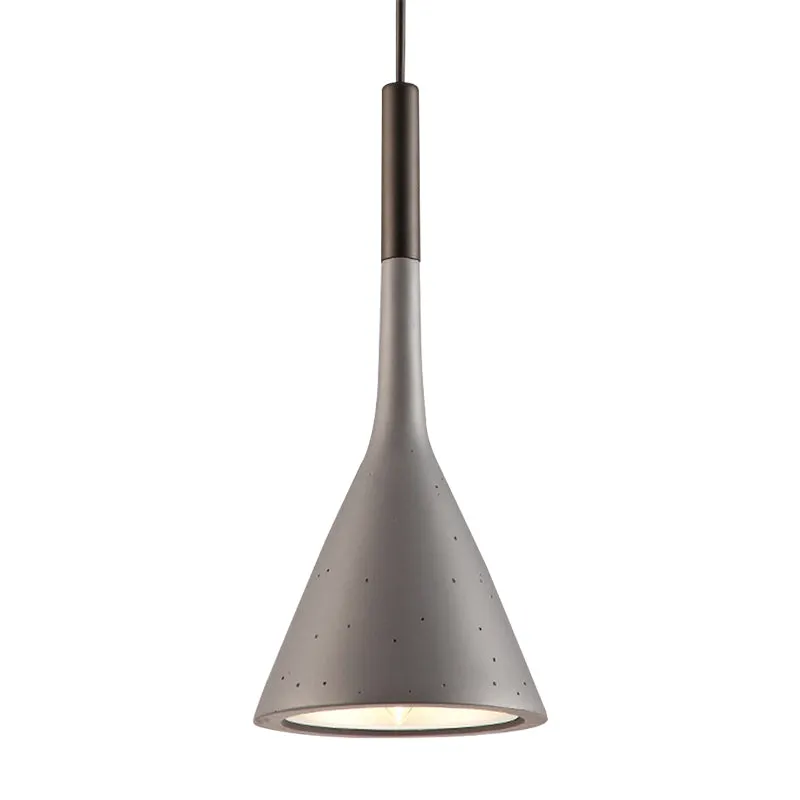Conische eettafel hanglamp ijzer 1 kop eenvoudige stijl monochrome hanglamp Clearhalo