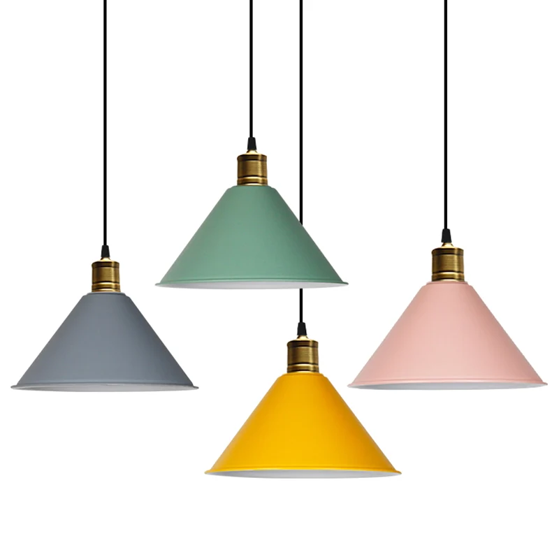 Conische hangende hanglamp Scandinavische stijl, metalen restaurant-downlight-hanger Clearhalo