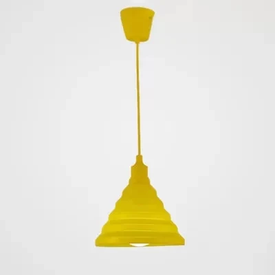Conische hanglamp voor kinderen, metaal, enkele kop, felgekleurde hanglamp voor speelkamer Clearhalo