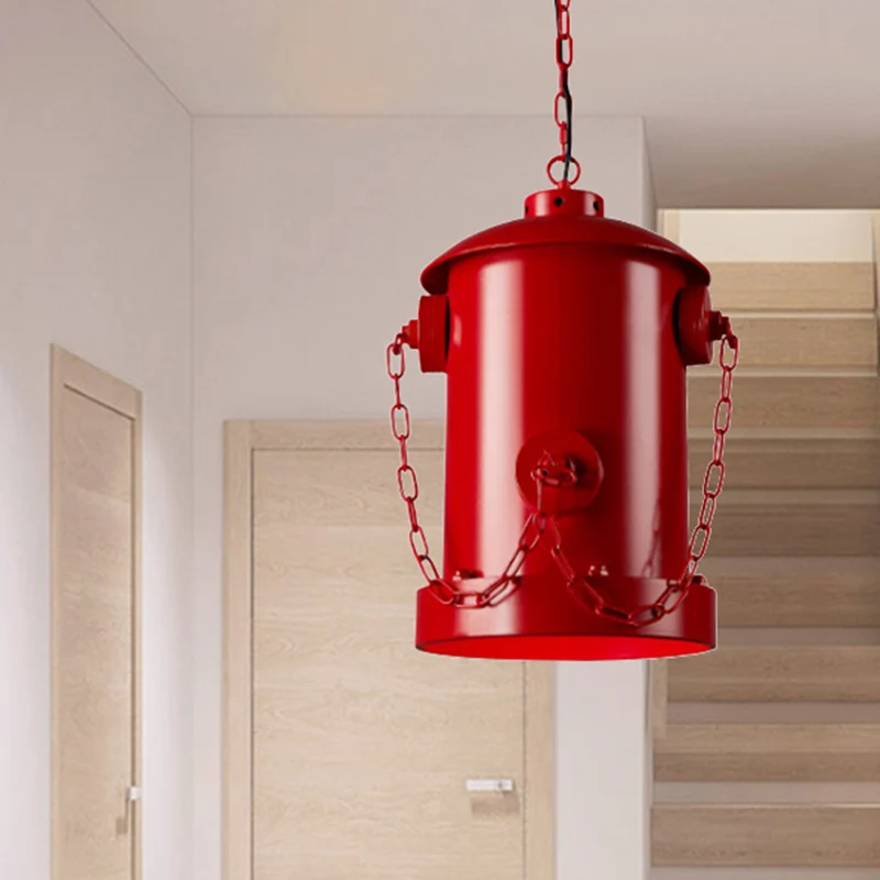 Creatieve brandkraan hanglamp metallic 1-lichts hanglamp voor restaurantbar Clearhalo