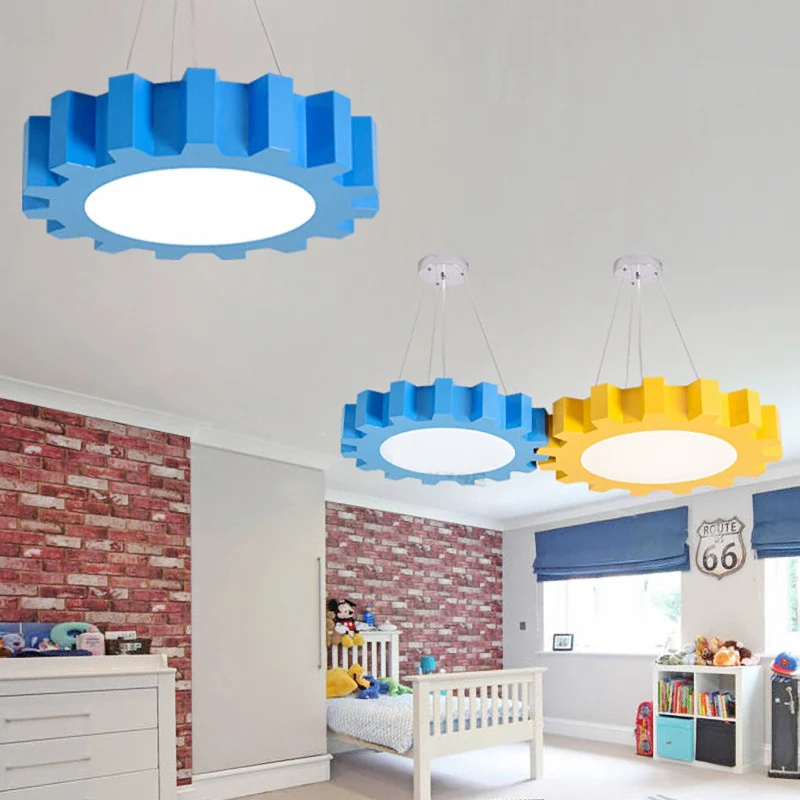 Creative Gear hanglamp acryl snoepkleurig LED-hanglicht voor de kleuterschool Clearhalo