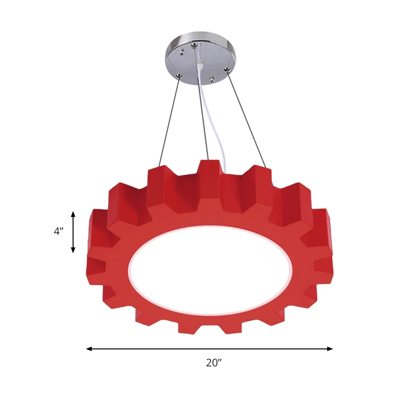 Creative Gear hanglamp acryl snoepkleurig LED-hanglicht voor de kleuterschool Clearhalo