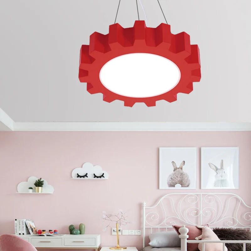 Creative Gear hanglamp acryl snoepkleurig LED-hanglicht voor de kleuterschool Clearhalo