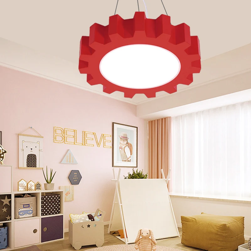 Creative Gear hanglamp acryl snoepkleurig LED-hanglicht voor de kleuterschool Clearhalo
