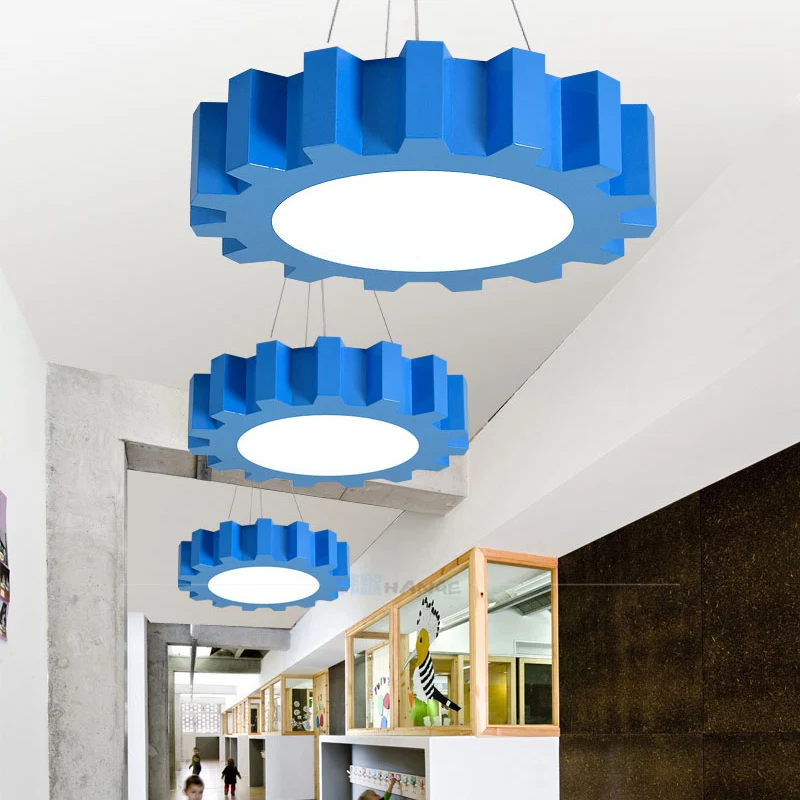 Creative Gear hanglamp acryl snoepkleurig LED-hanglicht voor de kleuterschool Clearhalo
