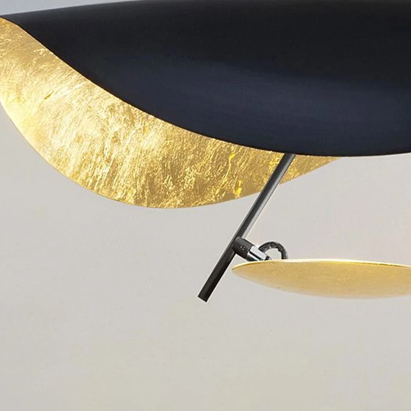 Designer hanglamp met 1 lamp, hoedvormige plafondlamp met metalen kap voor restaurant Clearhalo