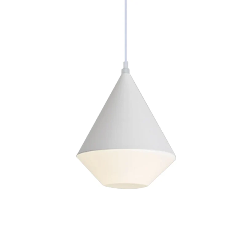 Diamanten plafondlamp moderne acryl LED witte hanglamp boven eettafel Clearhalo