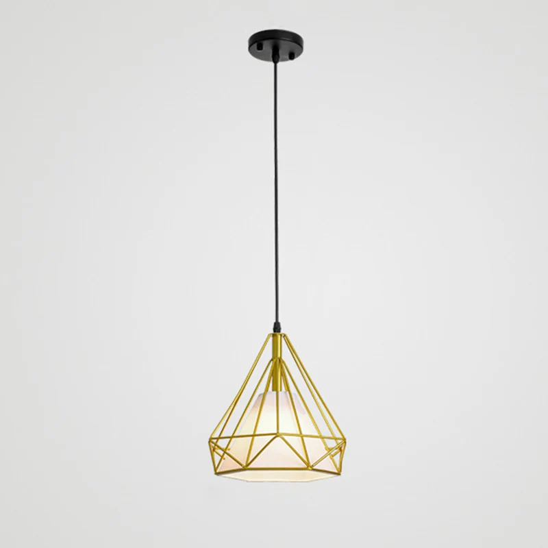Diamond Iron Cluster hanglamp postmoderne restaurant hanglamp goud Clearhalo