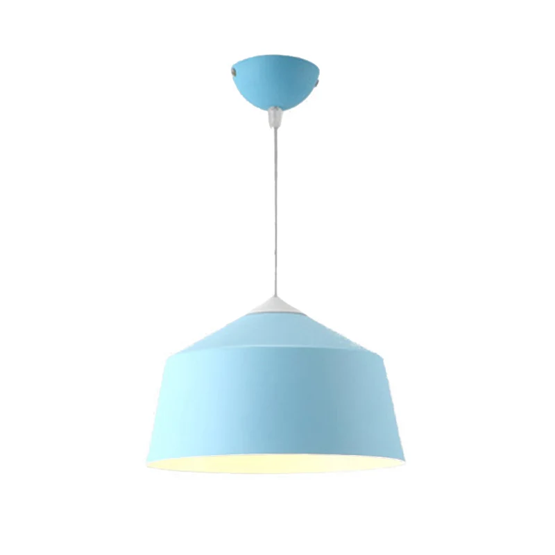 Dome Hanglamp Nordic Metaal 1-lichts Zwart/Grijs/Roze Hangende Plafondlamp Clearhalo