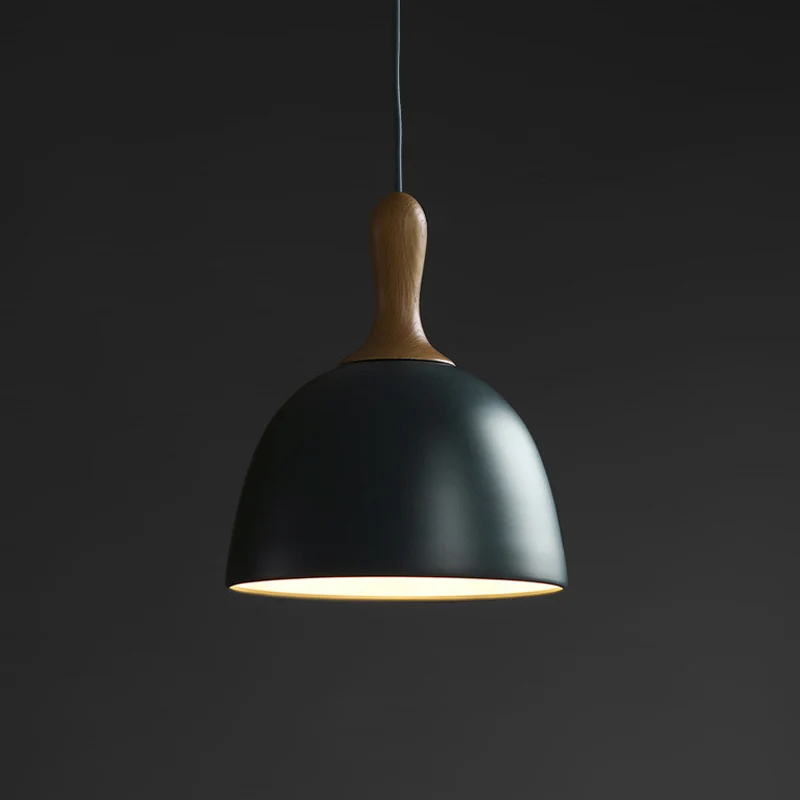 Dome metalen hanglamp moderne stijl 1 licht donker legergroene hanglamp Clearhalo