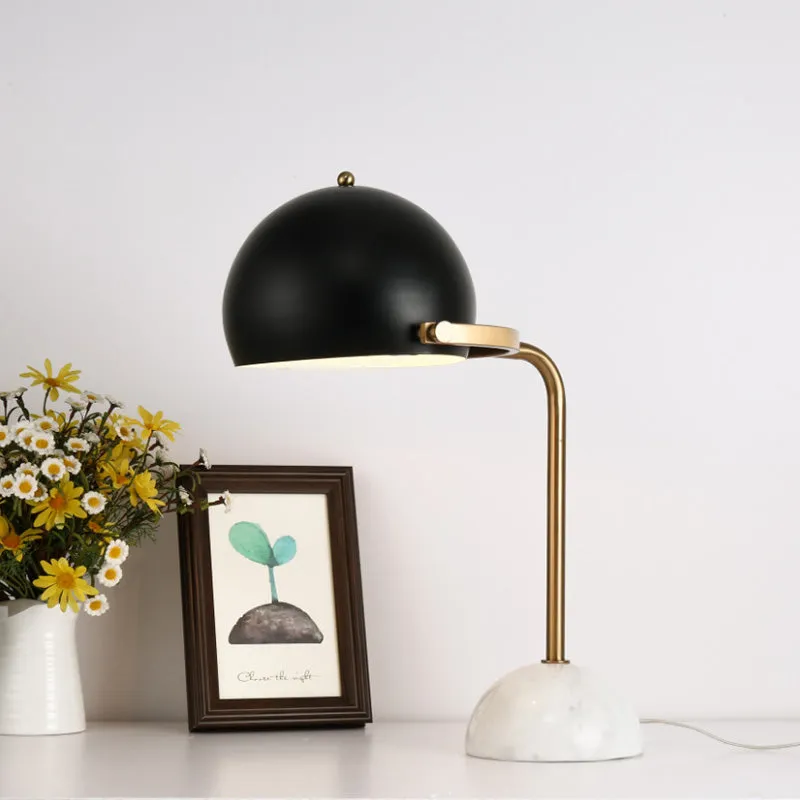 Dome Task Lighting Modernisme Metaal 1 kop Zwart leesboeklicht met gebogen arm Clearhalo