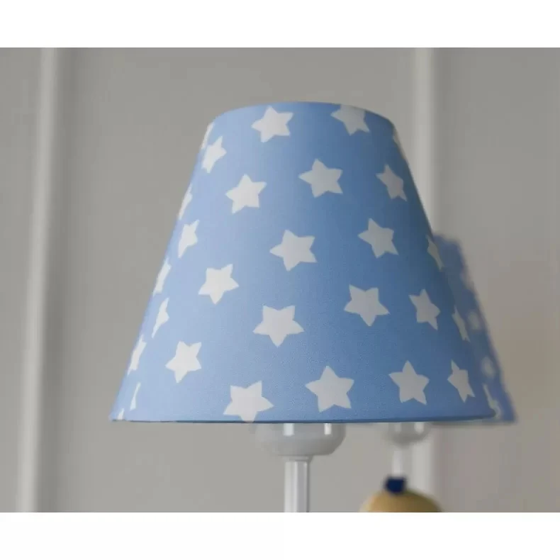 Dot taps toelopende schaduw kroonluchter kinderhanglamp van metaalhars met aap voor eetkamer Clearhalo