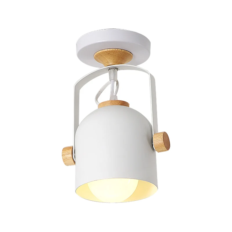 Draaibare gangbeker-plafondlamp Metaal Eén lamp Macaron Loft Snoepkleurig plafondarmatuur Clearhalo