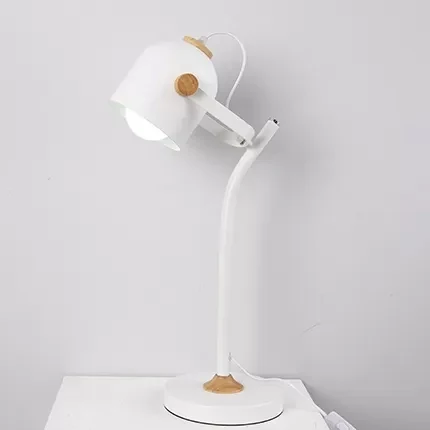 Draaibare Macaron Stijlvolle bureaulamp Cup Shade 1 licht metalen leeslamp voor studeerkamer Clearhalo