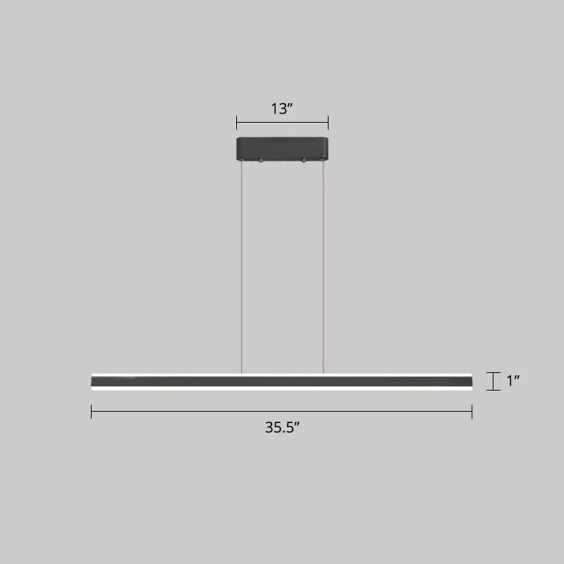 Driehoekige paalvormige eilandlamp Eenvoudige aluminium LED-hanglamp voor restaurant Clearhalo