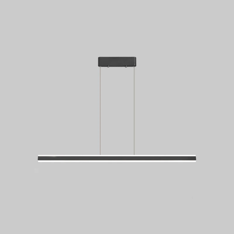 Driehoekige paalvormige eilandlamp Eenvoudige aluminium LED-hanglamp voor restaurant Clearhalo