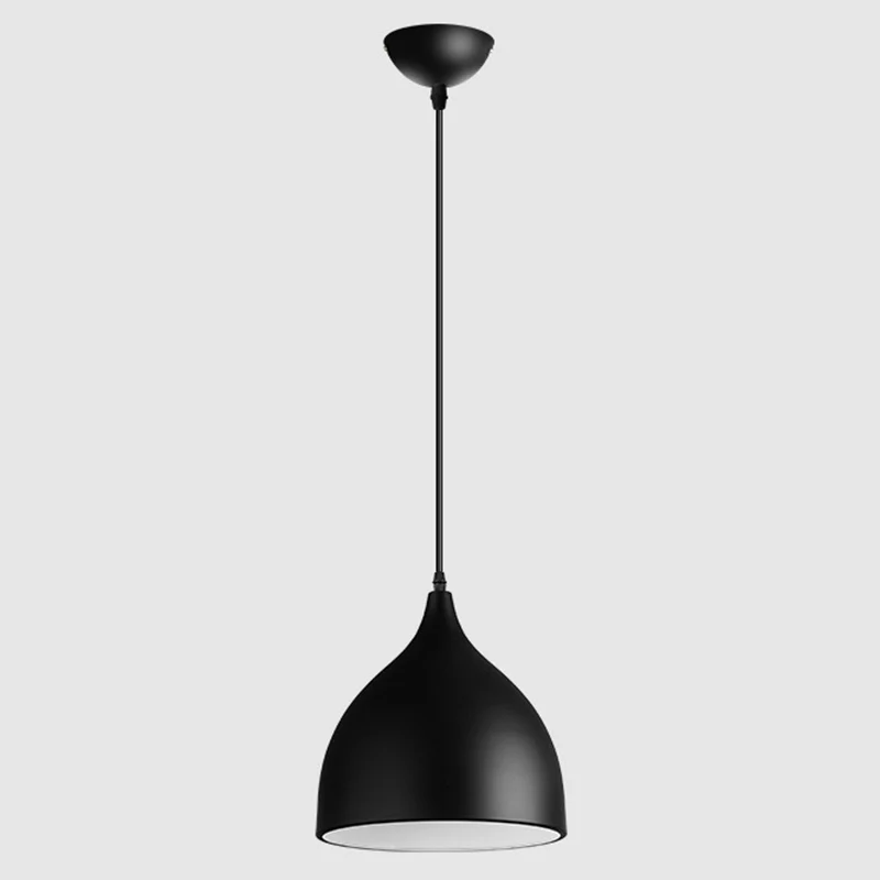 Droplet Restaurant Hanglamp Aluminium 1 Kop Macaron Stijlvolle hanglamp Clearhalo