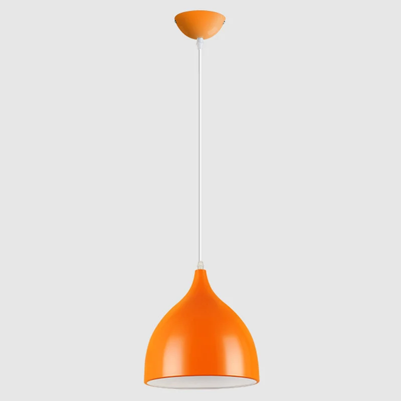 Droplet Restaurant Hanglamp Aluminium 1 Kop Macaron Stijlvolle hanglamp Clearhalo
