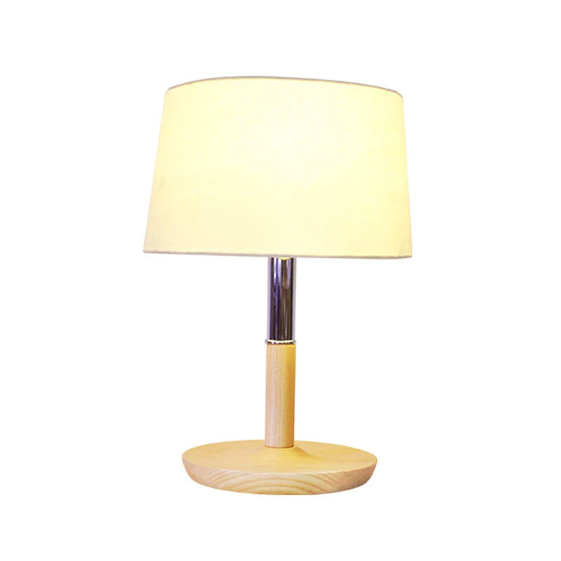 Drum Shade Taakverlichting Modernisme Stof 1 Lamp Leeslamp wit voor studeerkamer Clearhalo