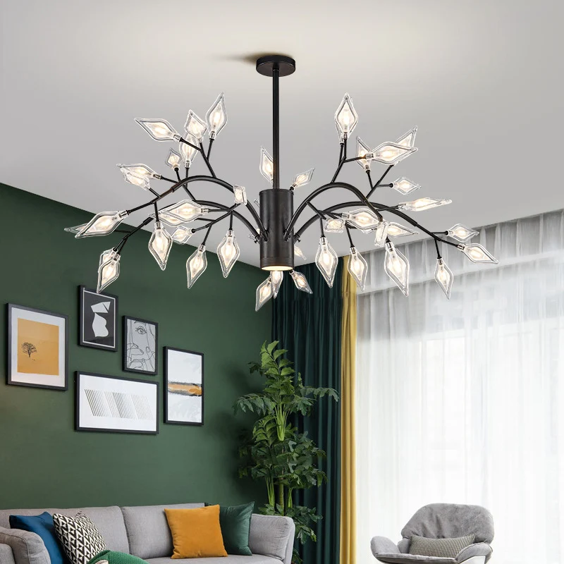 Eenvoud Firefly kroonluchter licht acryl woonkamer LED hanglamp Clearhalo