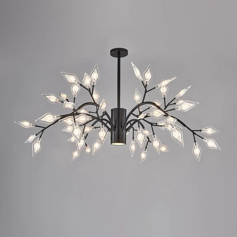 Eenvoud Firefly kroonluchter licht acryl woonkamer LED hanglamp Clearhalo