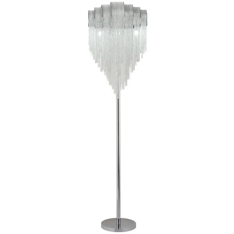 Eenvoud LED staande verlichting Flow Reading vloerlamp met aluminium kap voor woonkamer Clearhalo