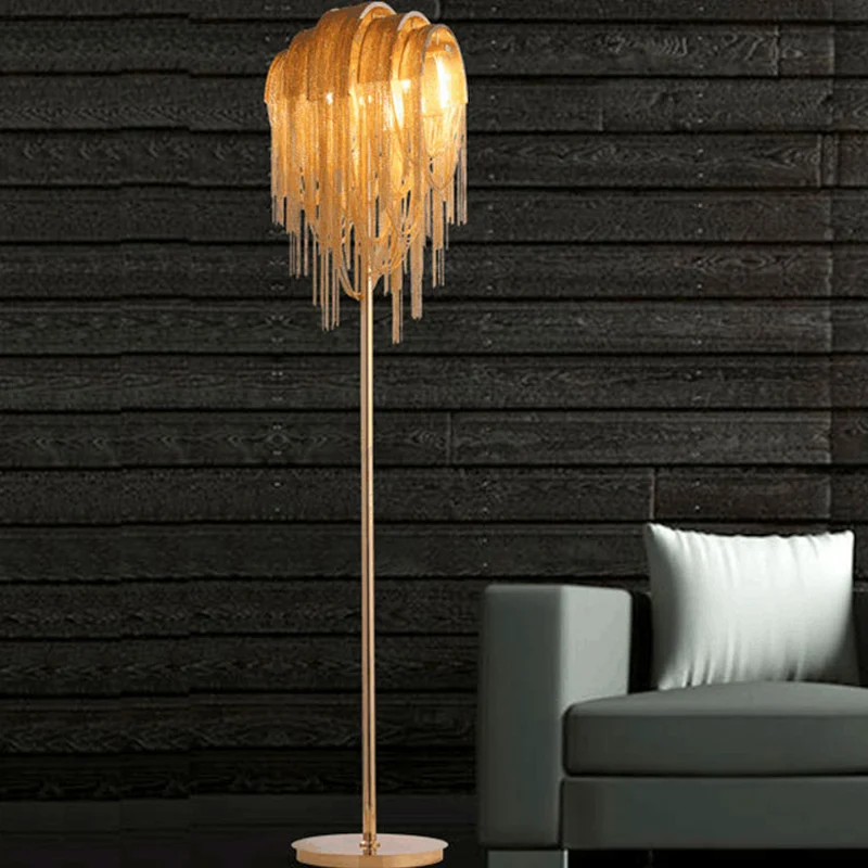 Eenvoud LED staande verlichting Flow Reading vloerlamp met aluminium kap voor woonkamer Clearhalo