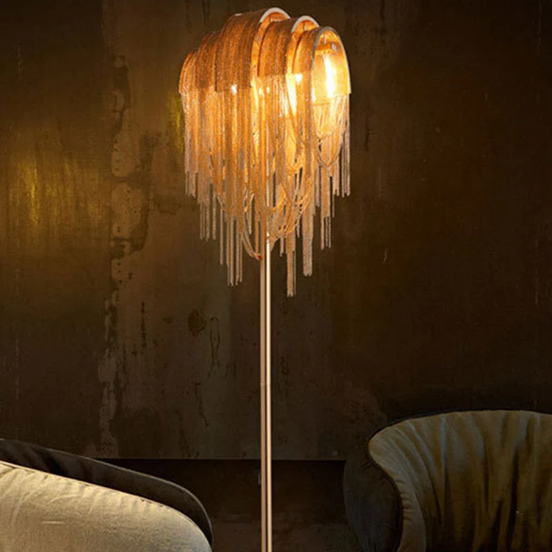 Eenvoud LED staande verlichting Flow Reading vloerlamp met aluminium kap voor woonkamer Clearhalo