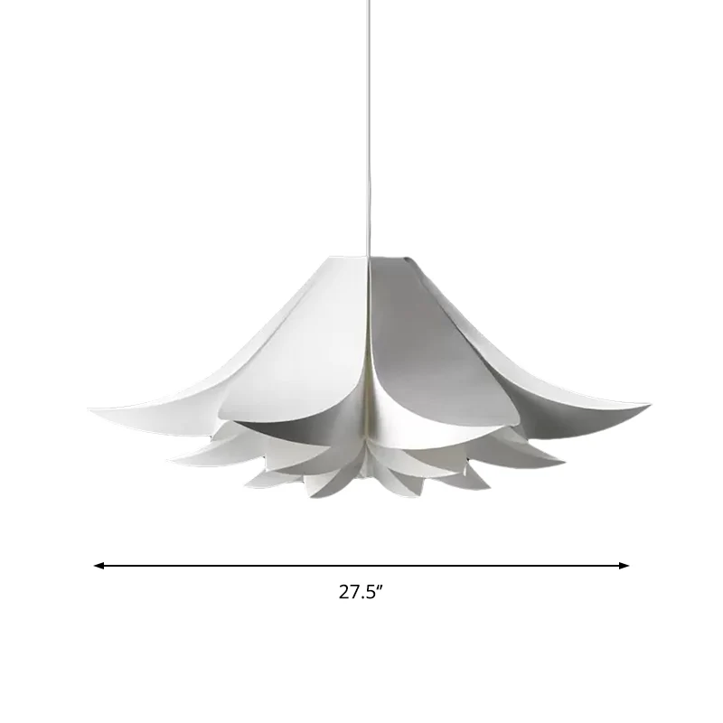 Eenvoud Petal Hanglamp Kit Acryl 21,5 "/27,5"/31,5 "brede 1-lichts keukenplafondhanger Clearhalo
