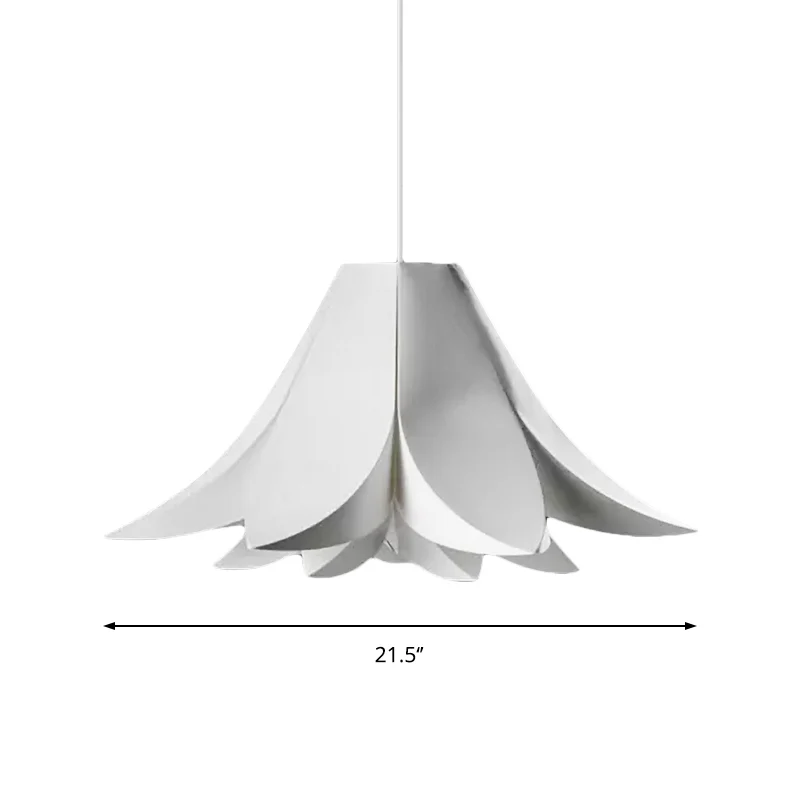 Eenvoud Petal Hanglamp Kit Acryl 21,5 "/27,5"/31,5 "brede 1-lichts keukenplafondhanger Clearhalo