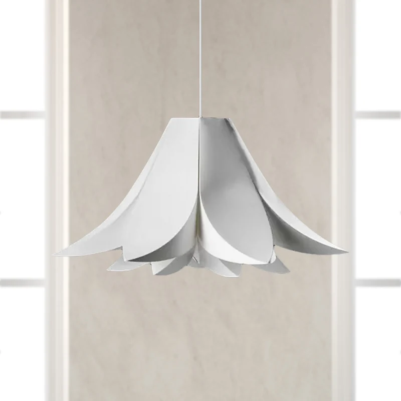 Eenvoud Petal Hanglamp Kit Acryl 21,5 "/27,5"/31,5 "brede 1-lichts keukenplafondhanger Clearhalo