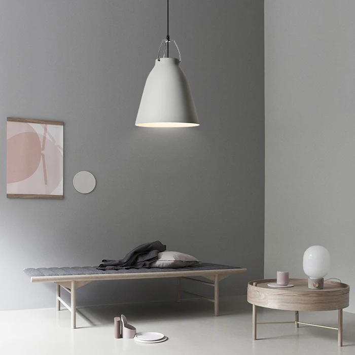 Eenvoudige stijlvolle monochrome hanglamp emmer schaduw 8/16 inch breed 1 lamp aluminium hanglamp voor keuken Clearhalo