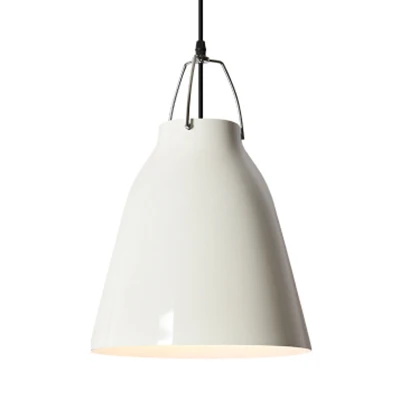Eenvoudige stijlvolle monochrome hanglamp emmer schaduw 8/16 inch breed 1 lamp aluminium hanglamp voor keuken Clearhalo