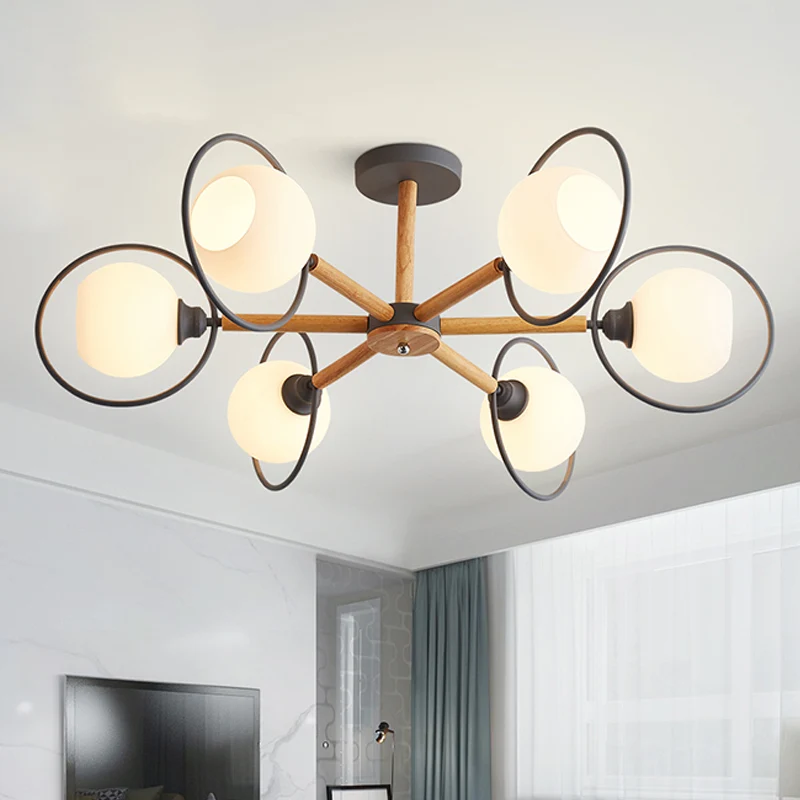 Eetkamer Ronde Hanglampen Glas 5 Lampen Art Deco Hangende Hanglamp Clearhalo