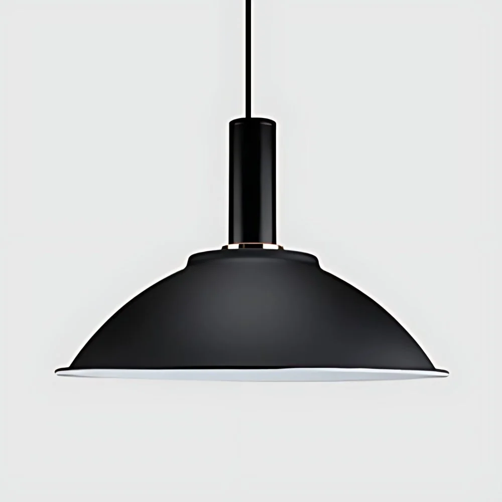 Eigentijdse Bowl hanglamp 11"/14" breed 1-lamp aluminium hanglamp voor Gallery Factory Clearhalo