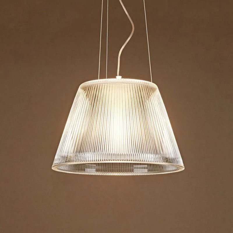 Eigentijdse conische hanglamp helder glas 1 lamp woonkamer hangende verlichtingsarmatuur Clearhalo