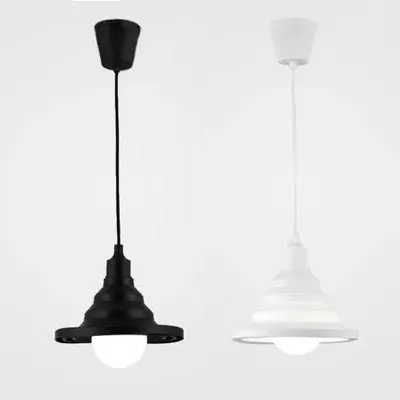Eigentijdse conische hanglamp 1 kop metalen plafondhanger voor café-restaurant Clearhalo