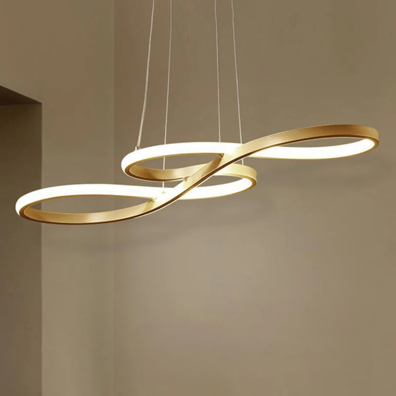 Eigentijdse muzieknoot kroonluchter licht metalen ophanglicht voor restaurant Clearhalo