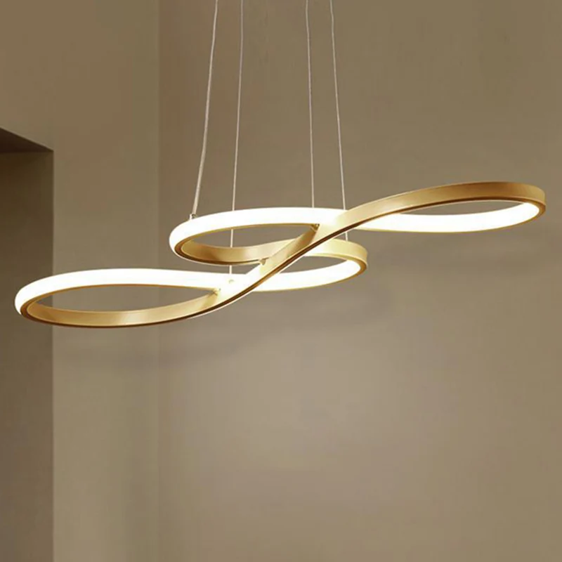 Eigentijdse muzieknoot kroonluchter licht metalen ophanglicht voor restaurant Clearhalo