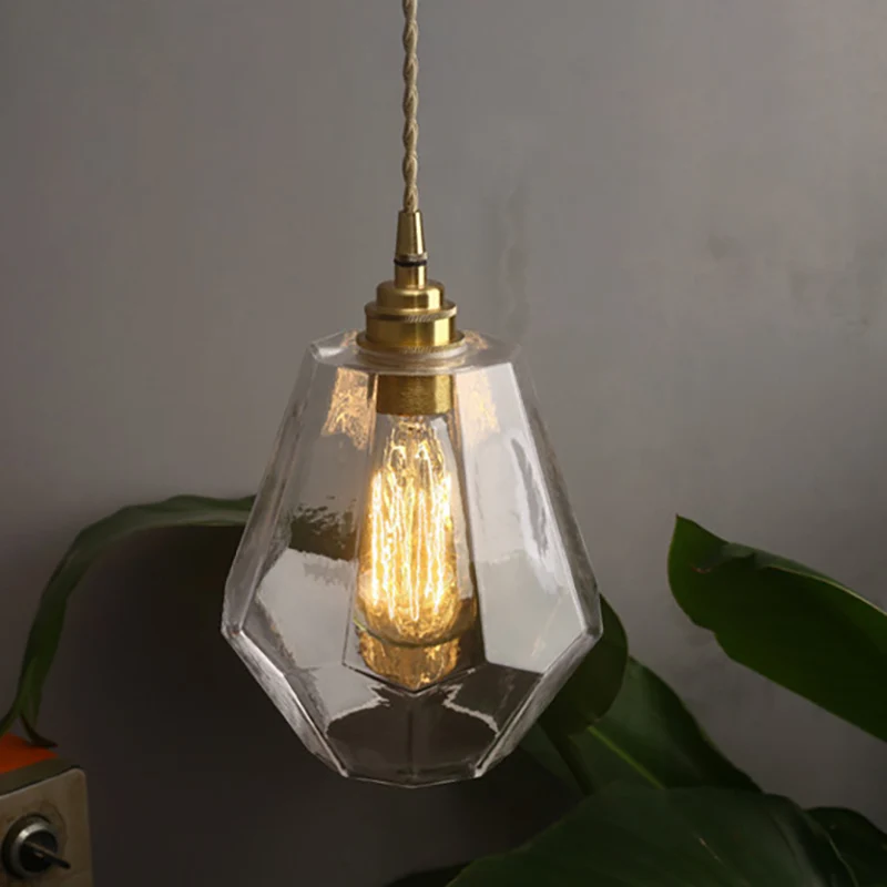 Eigentijdse peervormige hanglamp helder glas 1-lichts hanglamp voor eetkamer Clearhalo