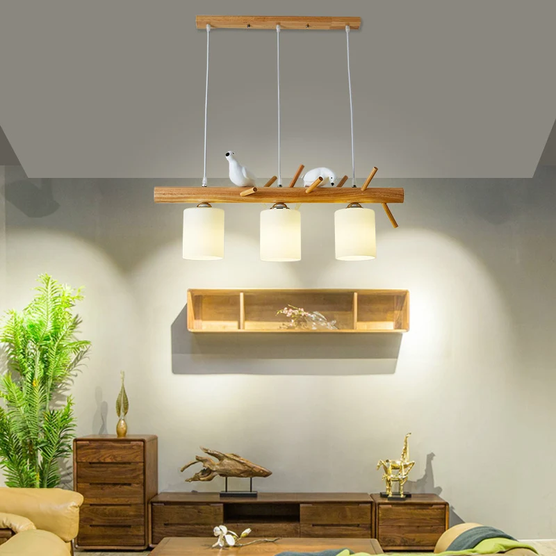 Eiland hanglamp moderne melkmat glazen lampenkap eiland hanger voor eetkamer Clearhalo