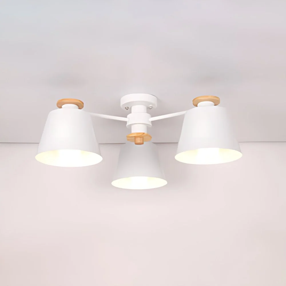 Emmer Schaduw Hanglamp Meerkoppige metalen kroonluchter voor de foyer van de kleuterschool Clearhalo