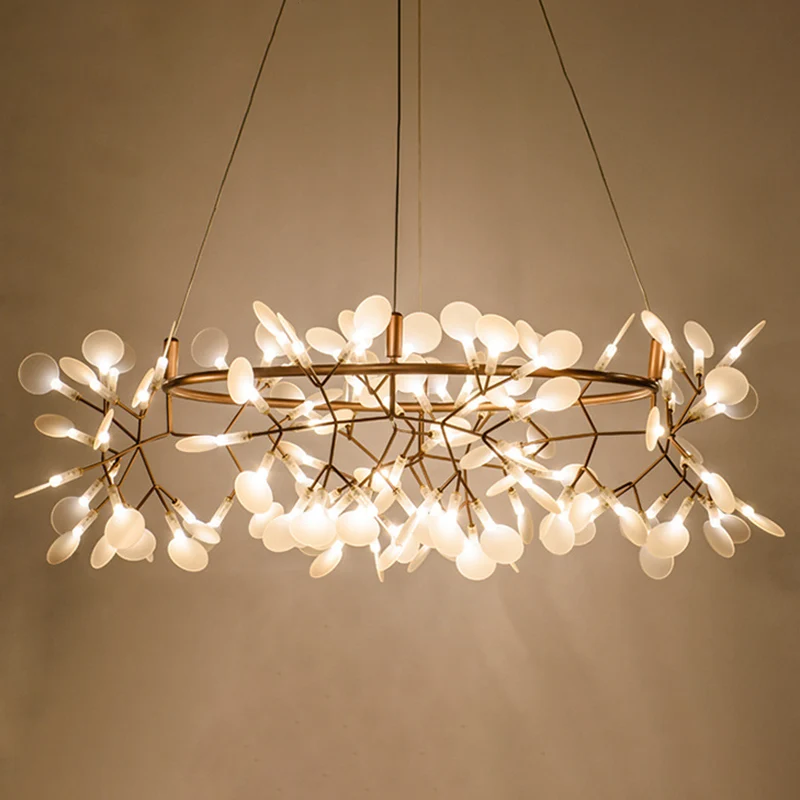 Firefly Island-plafondlamp Ultramoderne metalen ophangverlichting voor restaurant Clearhalo