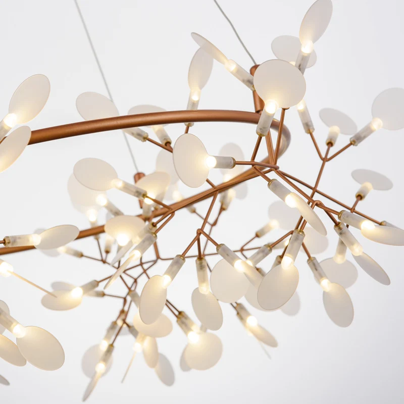 Firefly Island-plafondlamp Ultramoderne metalen ophangverlichting voor restaurant Clearhalo