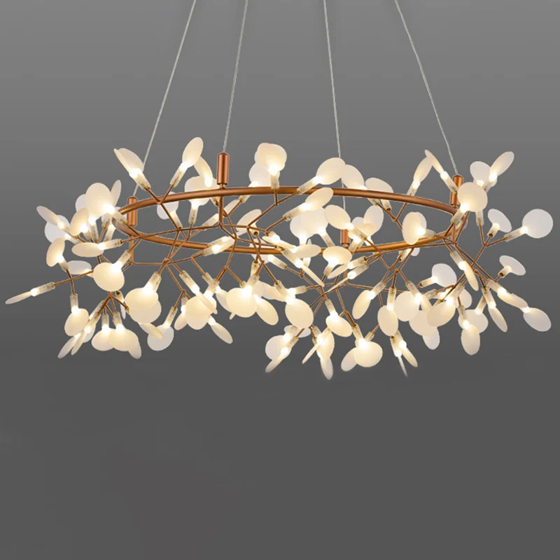 Firefly Island-plafondlamp Ultramoderne metalen ophangverlichting voor restaurant Clearhalo