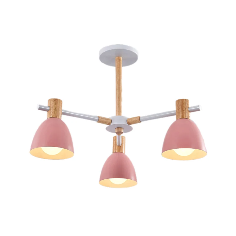 Game Room Bowl Kroonluchter Metallic Macaron Stijlvolle snoepkleurige hanglamp Clearhalo