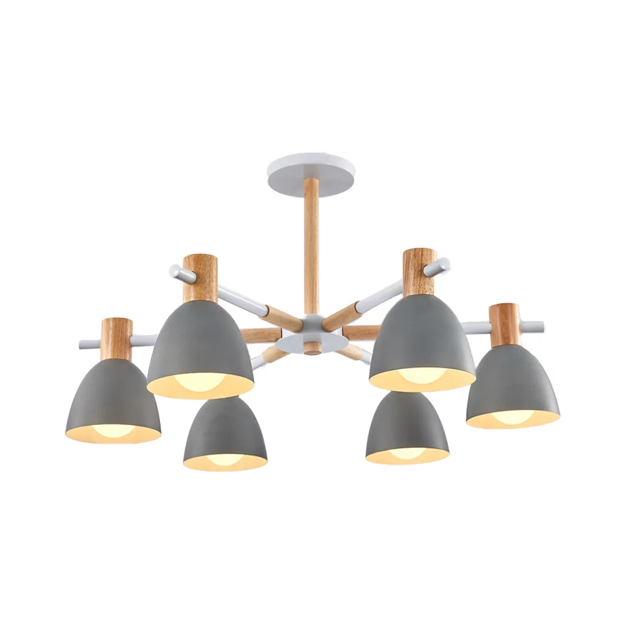 Game Room Bowl Kroonluchter Metallic Macaron Stijlvolle snoepkleurige hanglamp Clearhalo