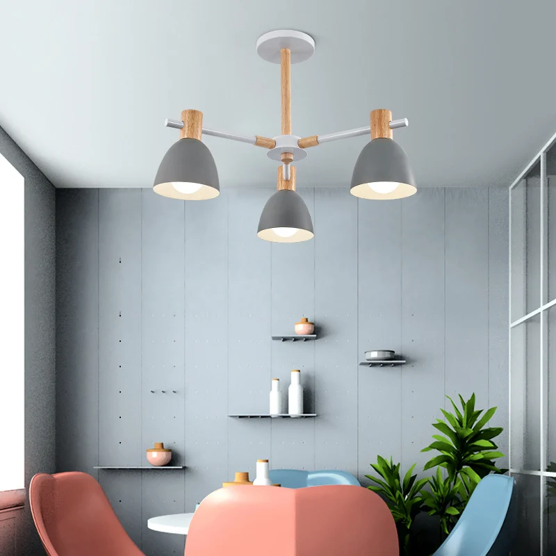 Game Room Bowl Kroonluchter Metallic Macaron Stijlvolle snoepkleurige hanglamp Clearhalo