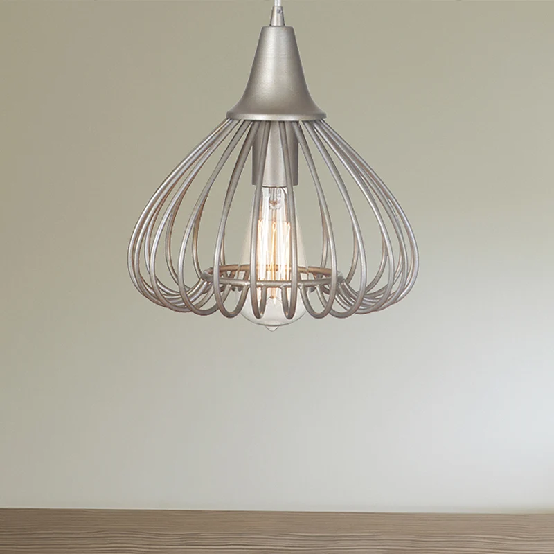 Gekooide woonkamer hanglampset Traditioneel metaal 1 licht Gouden hanglamp Clearhalo