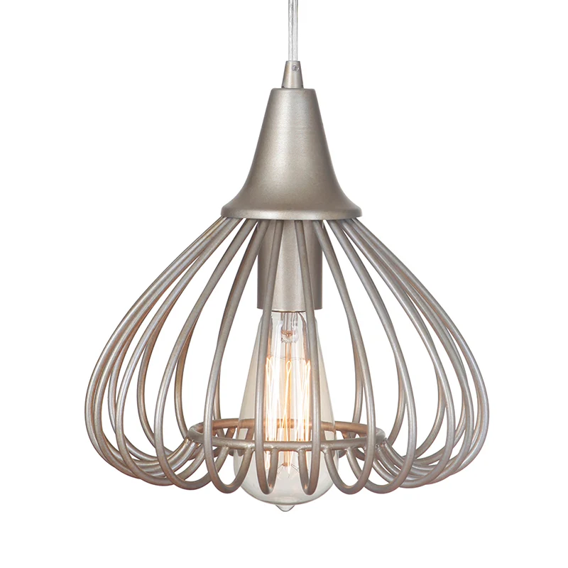 Gekooide woonkamer hanglampset Traditioneel metaal 1 licht Gouden hanglamp Clearhalo